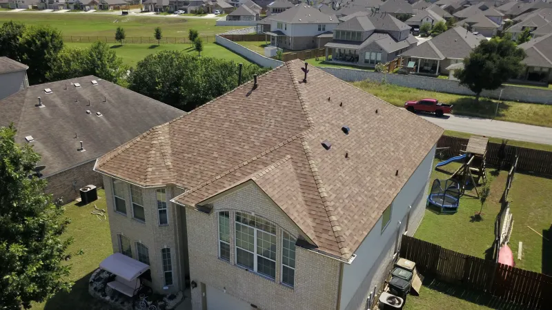 Completed roof replacement Kyle TX